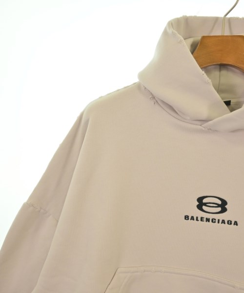 BALENCIAGA（バレンシアガ）パーカー ベージュ サイズ:L メンズ/2200620155069