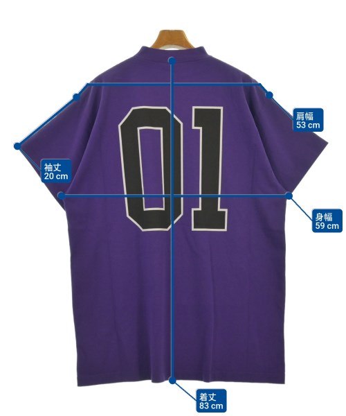 BALENCIAGA（バレンシアガ）Tシャツ・カットソー 紫 サイズ:L メンズ/2200620155076