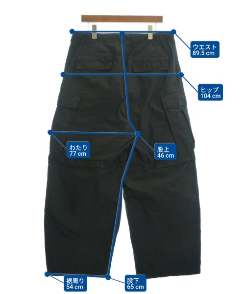 BALENCIAGA（バレンシアガ）カーゴパンツ 黒 サイズ:XXS メンズ/2200620155090