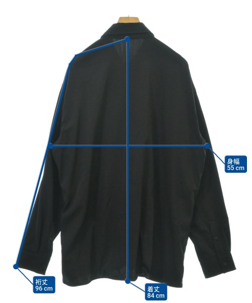 BALENCIAGA（バレンシアガ）カジュアルシャツ 黒 サイズ:38(M位) メンズ/2200620877022