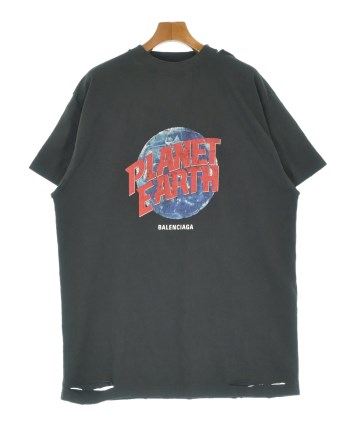 BALENCIAGA ダークグレー Tシャツ Lサイズ BALENCIAGA ダークグレー Tシャツ