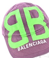 BALENCIAGA（バレンシアガ）キャップ 紫 サイズ:L メンズ/2200608885056