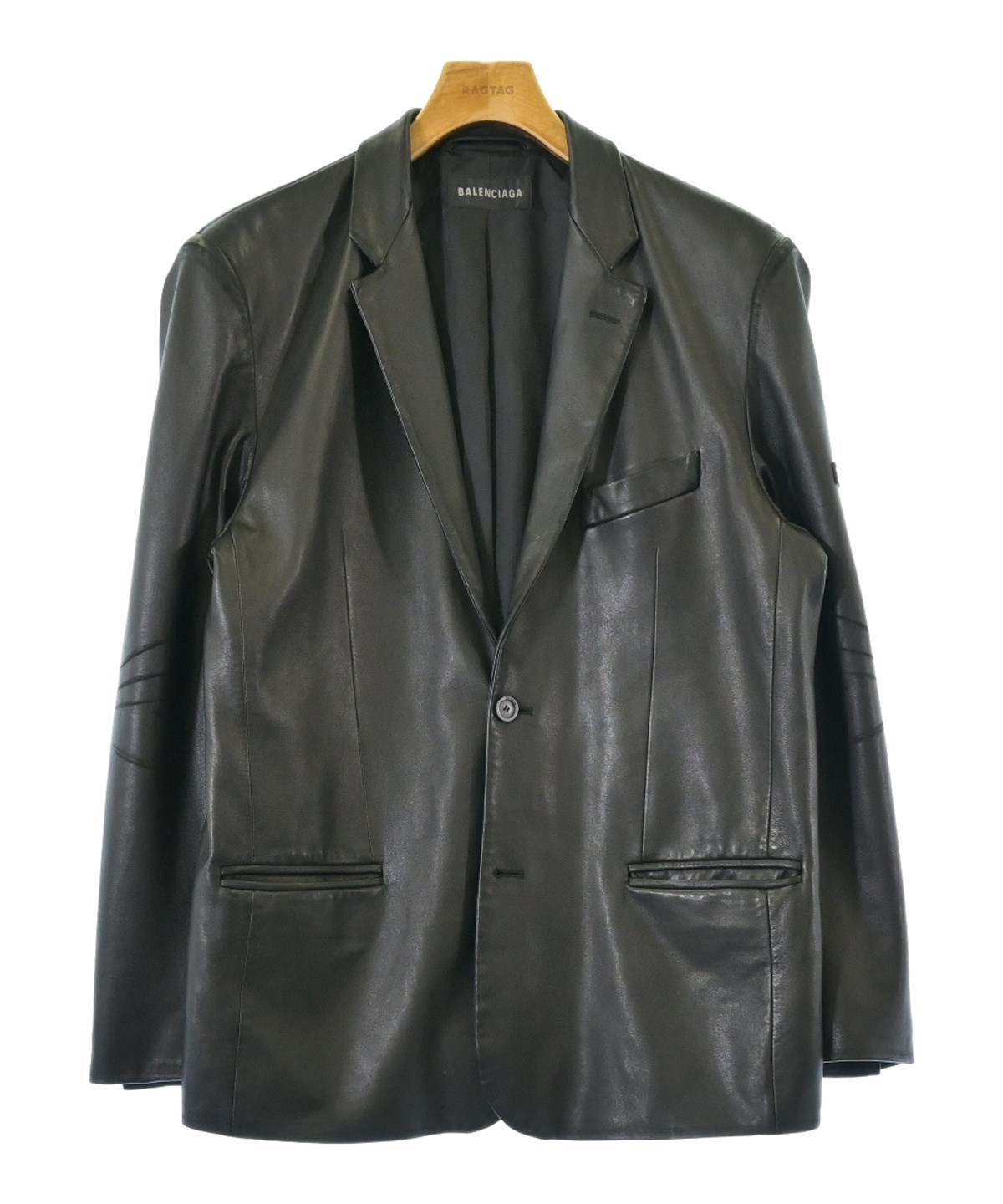 BALENCIAGA バレンシアガ テーラード ジャケット BALENCIAGA（バレンシアガ）テーラードジャケット 黒 サイズ:38