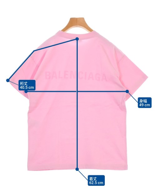 BALENCIAGA（バレンシアガ）Tシャツ・カットソー ピンク サイズ:XS レディース/2200673007049