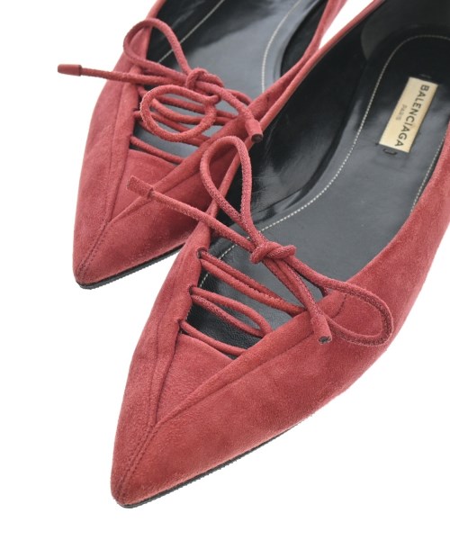 BALENCIAGA（バレンシアガ）バレエシューズ/オペラシューズ 赤 サイズ:EU38(24.5cm位) レディース/2200670781010