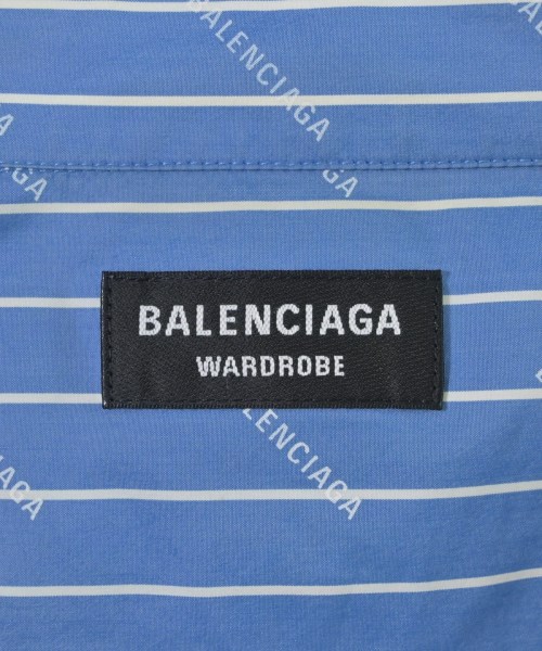 BALENCIAGA（バレンシアガ）カジュアルシャツ 青 サイズ:41(XL位) メンズ/2200670452040