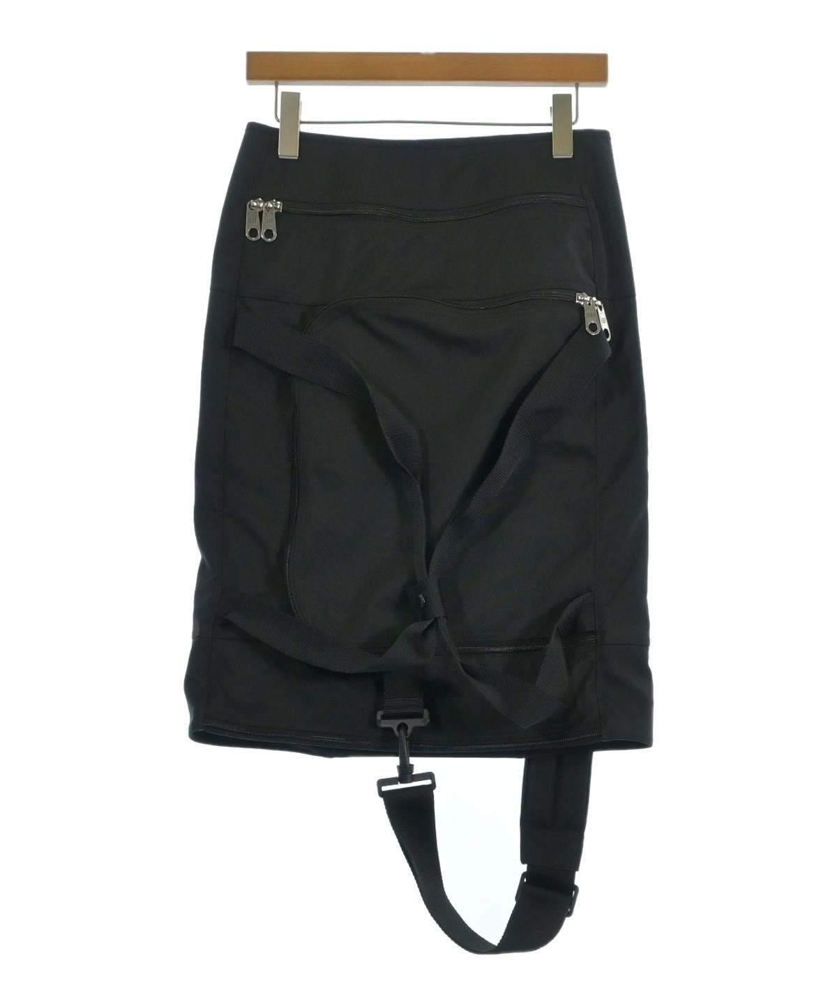 BALENCIAGA（バレンシアガ）ひざ丈スカート 黒 サイズ:S レディース