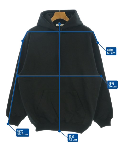 BALENCIAGA（バレンシアガ）パーカー 黒 サイズ:S メンズ/2200675587020