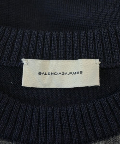 BALENCIAGA（バレンシアガ）ニット・セーター 紺 サイズ:S メンズ/2200672972041