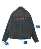 BALENCIAGA（バレンシアガ）デニムジャケット 黒 サイズ:36(M位) メンズ/2200677024011