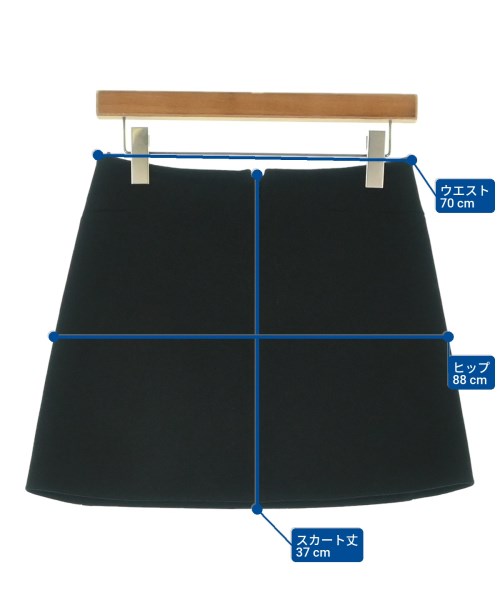 BALENCIAGA（バレンシアガ）ミニスカート 黒 サイズ:34(XXS位) レディース/2200672911347