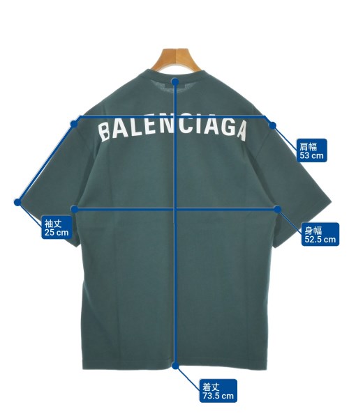 BALENCIAGA（バレンシアガ）Tシャツ・カットソー 緑 サイズ:XS メンズ/2200677799032