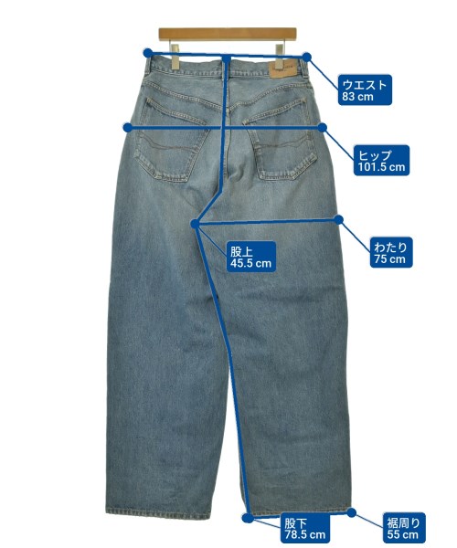 BALENCIAGA（バレンシアガ）デニムパンツ 青 サイズ:XS メンズ/2200674974012