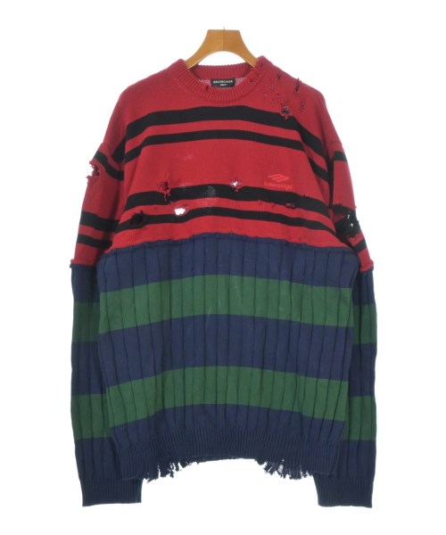 BALENCIAGA(バレンシアガ)ニット・セーター 赤 サイズ:L/2200678302033