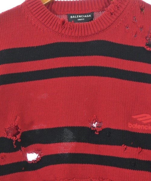 BALENCIAGA（バレンシアガ）ニット・セーター 赤 サイズ:L メンズ/2200678302033