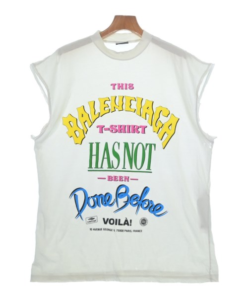 BALENCIAGA(バレンシアガ)タンクトップ 白 サイズ:L/2200678873083