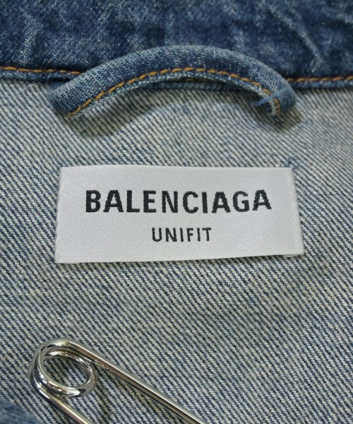 BALENCIAGA（バレンシアガ）デニムジャケット 青 サイズ:L レディース/2200679320012