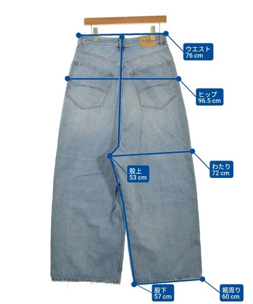 BALENCIAGA（バレンシアガ）デニムパンツ 青 サイズ:24(S位) レディース/2200679320036