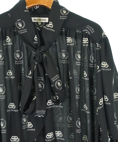 BALENCIAGA（バレンシアガ）ブラウス 黒 サイズ:34(XXS位) レディース/2200679604037