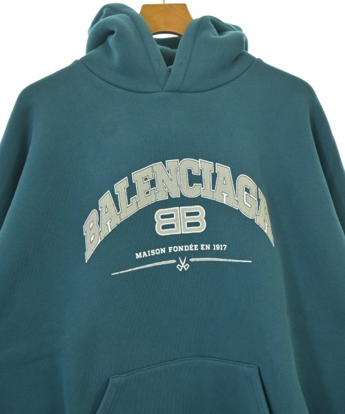 BALENCIAGA（バレンシアガ）パーカー 青 サイズ:4(XL位) メンズ/2200680037022