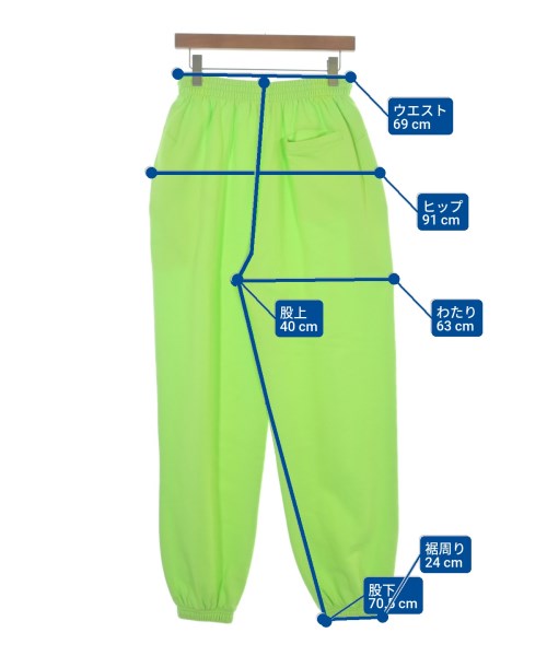 BALENCIAGA（バレンシアガ）スウェットパンツ 緑 サイズ:S メンズ/2200680037077