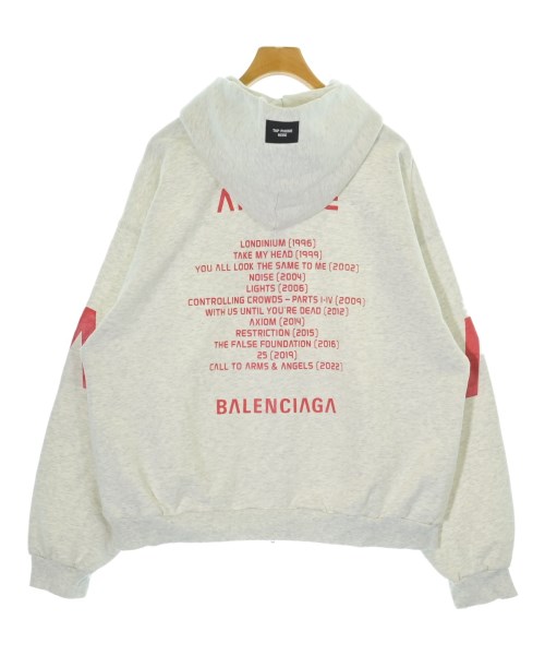 BALENCIAGA（バレンシアガ）パーカー 白 サイズ:M メンズ/2200680068057