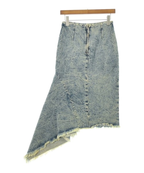 BALENCIAGA（バレンシアガ）ひざ丈スカート 青 サイズ:36(XS位) レディース/2200680068101