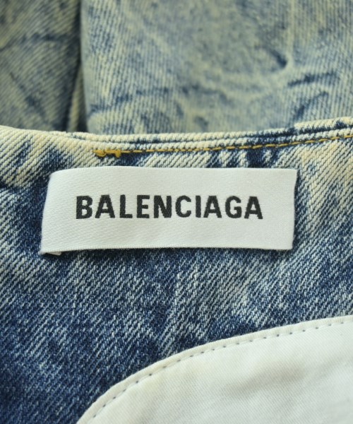 BALENCIAGA（バレンシアガ）ひざ丈スカート 青 サイズ:36(XS位) レディース/2200680068101