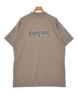 BALENCIAGA（バレンシアガ）Tシャツ・カットソー 茶 サイズ:L メンズ/2200680492128