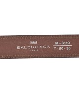 BALENCIAGA（バレンシアガ）ベルト 茶 サイズ:90-36 メンズ/2200677330198