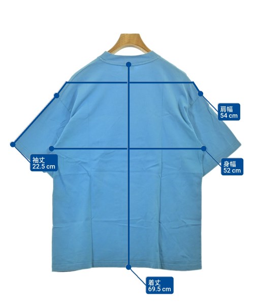 BALENCIAGA（バレンシアガ）Tシャツ・カットソー 青 サイズ:XS メンズ/2200682093088