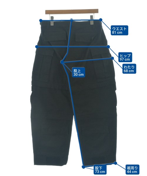 BALENCIAGA（バレンシアガ）カーゴパンツ 黒 サイズ:38(L位) メンズ/2200693904120