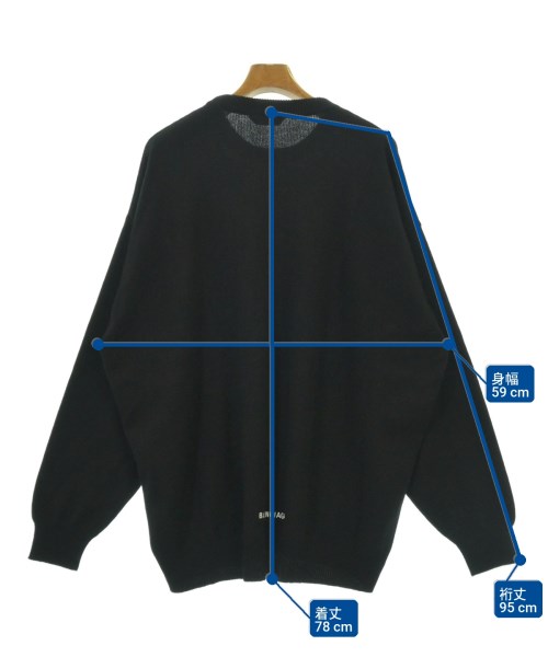 BALENCIAGA（バレンシアガ）ニット・セーター 黒 サイズ:L メンズ/2200694542024