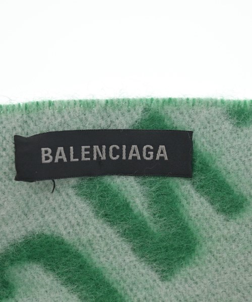 BALENCIAGA（バレンシアガ）マフラー 緑 サイズ:- メンズ/2200694193042
