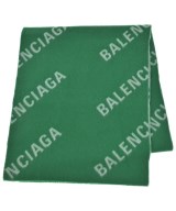 BALENCIAGA（バレンシアガ）マフラー 緑 サイズ:- メンズ/2200694193042