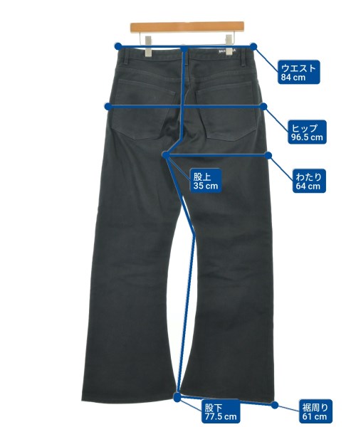 BALENCIAGA（バレンシアガ）デニムパンツ 黒 サイズ:XXL メンズ/2200694754069