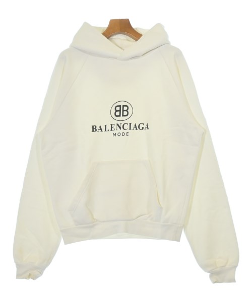 BALENCIAGA(バレンシアガ)パーカー 白 サイズ:L/2200695822088