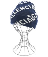 BALENCIAGA（バレンシアガ）ニットキャップ・ビーニー 紺 サイズ:- メンズ/2200694050079