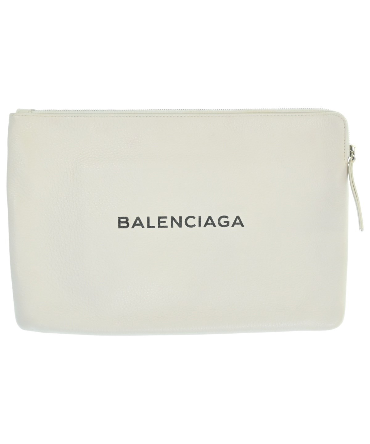 【未使用に近い】BALENCIAGA バレンシアガ クラッチバッグ ホワイト 白 BALENCIAGA（バレンシアガ）クラッチバッグ 白 サイズ:- メンズ