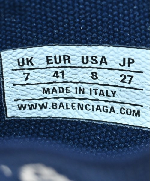 BALENCIAGA（バレンシアガ）スニーカー 紺 サイズ:27cm メンズ/2200698757134