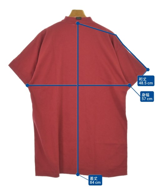 BALENCIAGA（バレンシアガ）Tシャツ・カットソー 赤 サイズ:L レディース/2200695536046