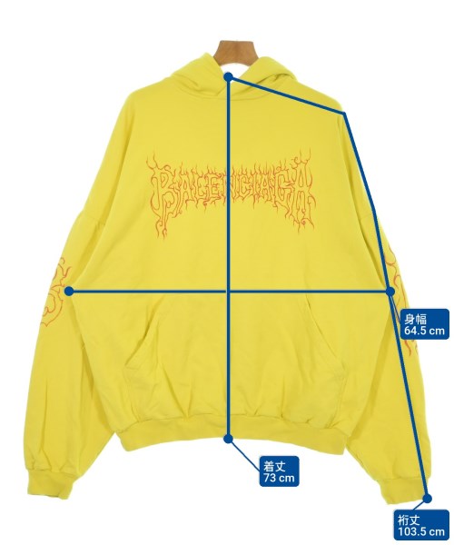 BALENCIAGA（バレンシアガ）パーカー 黄 サイズ:2(M位) メンズ/2200699403047