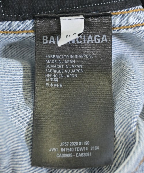 BALENCIAGA（バレンシアガ）デニムジャケット 青 サイズ:48(L位) メンズ/2200700361137