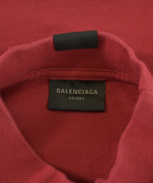 BALENCIAGA（バレンシアガ）Tシャツ・カットソー 赤 サイズ:L メンズ/2200700508044