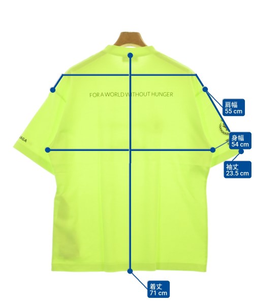 BALENCIAGA（バレンシアガ）Tシャツ・カットソー 黄 サイズ:S メンズ/2200700508068