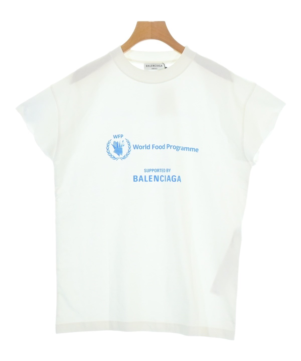 【極美品】バレンシアガtシャツ 試着のみ　レディースSサイズ BALENCIAGA（バレンシアガ）Tシャツ・カットソー 白 サイズ:XS