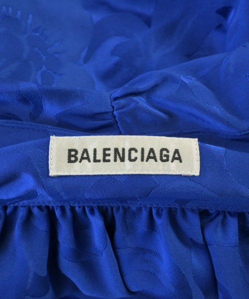 BALENCIAGA（バレンシアガ）ブラウス 青 サイズ:34(XXS位) レディース/2200699079099