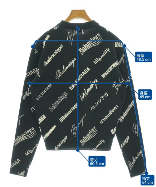 BALENCIAGA（バレンシアガ）ニット・セーター 黒 サイズ:XS メンズ/2200700290024