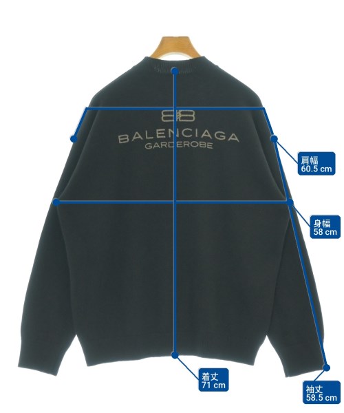 BALENCIAGA（バレンシアガ）ニット・セーター 黒 サイズ:XS メンズ/2200700290055