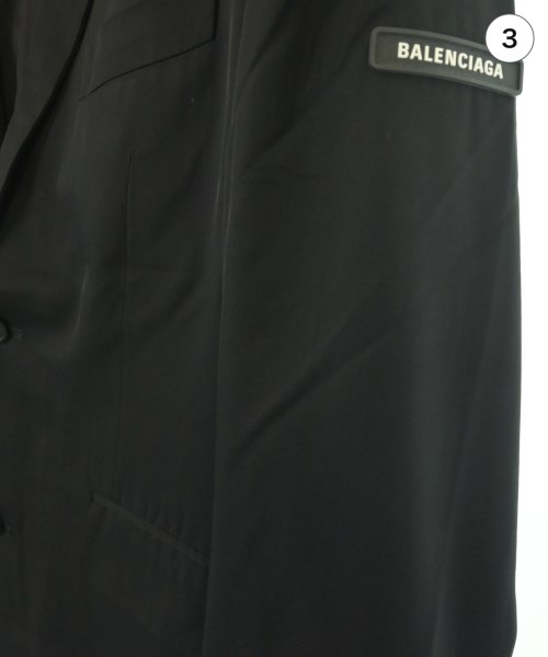 BALENCIAGA（バレンシアガ）ジャケット 黒 サイズ:34(L位) メンズ/2200700970018